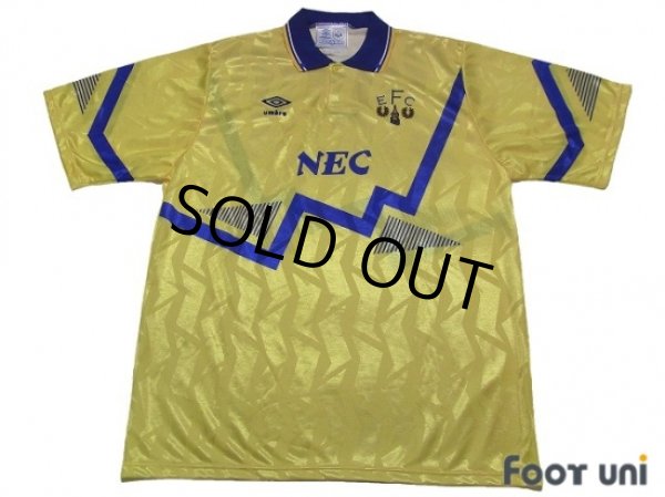 Photo1: Everton 1990-1992 Away Shirt (1)