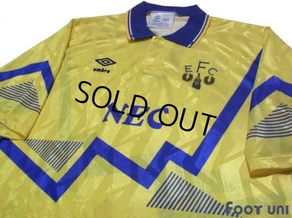 Photo3: Everton 1990-1992 Away Shirt (3)