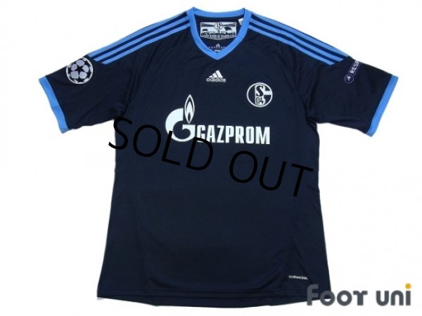 Photo1: Schalke04 2010-2011 Away Shirt #7 Raul Champions League Patch/Badge Respect Patch/Badge (1)