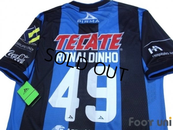 Photo4: Querétaro FC 2014-2015 Home Shirt #49 Ronaldinho w/tags (4)
