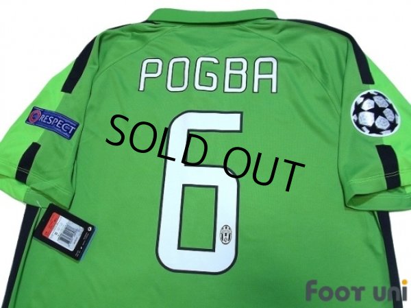 Photo4: Juventus 2014-2015 3rd Shirt #6 Pogba Champions League Patch/Badge w/tags (4)