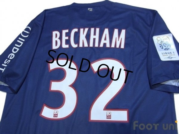 Photo4: Paris Saint Germain 2012-2013 Home Shirt #32 Beckham Ligue 1 Patch/Badge (4)