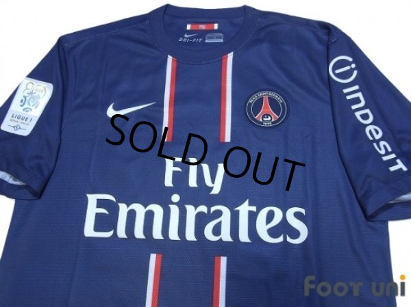 Photo3: Paris Saint Germain 2012-2013 Home Shirt #32 Beckham Ligue 1 Patch/Badge (3)