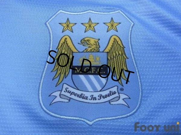 Photo6: Manchester City 2013-2014 Home Shirt #16 Kun Aguero (6)