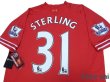 Photo4: Liverpool 2013-2014 Home Shirt #31 Sterling BARCLAYS PREMIER LEAGUE Patch/Badge w/tags (4)