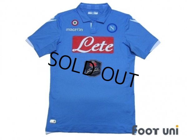 Photo1: Napoli 2014-2015 Home Authentic Shirt w/tags (1)