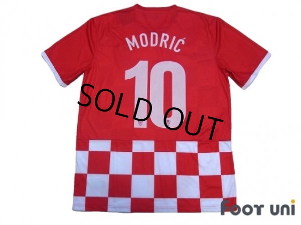 Photo2: Croatia 2014 Home Shirt #10 Modric w/tags (2)