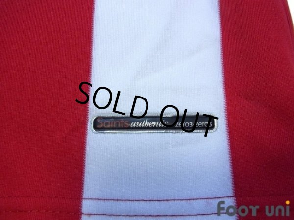 Photo7: Southampton FC 2003-2005 Home Long Sleeve Shirt (7)