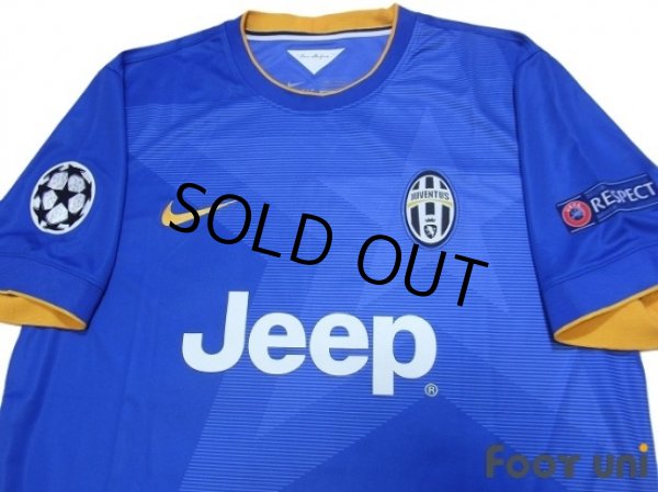 Photo3: Juventus 2014-2015 Away Shirt #6 Pogba Champions League Patch/Badge Respect Patch/Badge w/tags (3)