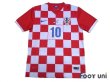 Photo1: Croatia 2014 Home Shirt #10 Modric w/tags (1)