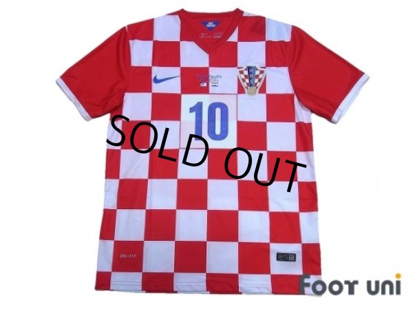 Photo1: Croatia 2014 Home Shirt #10 Modric w/tags (1)