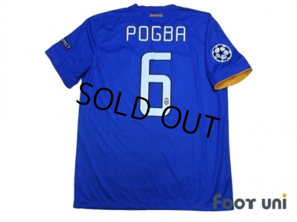 Photo2: Juventus 2014-2015 Away Shirt #6 Pogba Champions League Patch/Badge Respect Patch/Badge w/tags (2)
