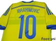 Photo4: Sweden 2014 Home Shirt #10 Ibrahimovic (4)