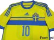 Photo3: Sweden 2014 Home Shirt #10 Ibrahimovic (3)