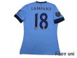 Photo2: Manchester City 2014-2015 Home Authentic Shirt #18 Lampard BARCLAYS PREMIER LEAGUE Patch/Badge (2)