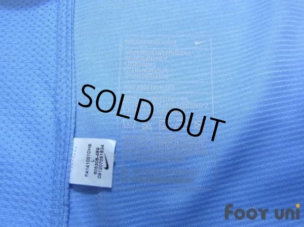 Photo7: Manchester City 2014-2015 Home Authentic Shirt #18 Lampard BARCLAYS PREMIER LEAGUE Patch/Badge (7)