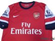 Photo3: Arsenal 2012-2013 Home Authentic Shirt #11 Ozil BARCLAYS PREMIER LEAGUE Patch/Badge w/tags (3)