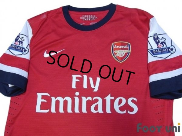 Photo3: Arsenal 2012-2013 Home Authentic Shirt #11 Ozil BARCLAYS PREMIER LEAGUE Patch/Badge w/tags (3)