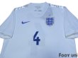 Photo3: England 2014 Home Shirt #4 Gerrard w/tags (3)