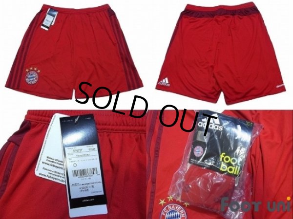 Photo4: Bayern Munchen 2015-2016 Home Shirt and Shorts and socks Set w/tags (4)