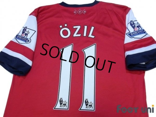 Photo4: Arsenal 2012-2013 Home Authentic Shirt #11 Ozil BARCLAYS PREMIER LEAGUE Patch/Badge w/tags (4)