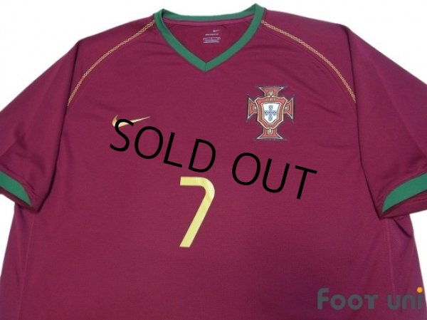 Photo3: Portugal 2006 Home Shirt #7 Figo (3)