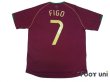 Photo2: Portugal 2006 Home Shirt #7 Figo (2)