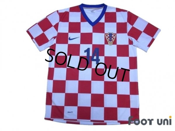 Photo1: Croatia Euro 2008 Home Shirt #14 Modric (1)