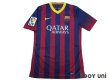 Photo1: FC Barcelona 2013-2014 Home Authentic Shirt #11 Neymar LFP Patch/Badge (1)