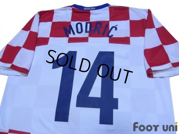 Photo4: Croatia Euro 2008 Home Shirt #14 Modric (4)