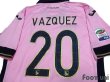 Photo4: Palermo 2014-2015 Home Shirt #20 Vazquez Serie A Tim Patch/Badge w/tags (4)