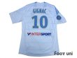 Photo2: Olympique Marseille 2010-2011 Home Shirt #10 Gignac Olympique Marseille Champion 2010 Patch/Badge (2)