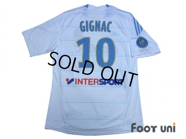 Photo2: Olympique Marseille 2010-2011 Home Shirt #10 Gignac Olympique Marseille Champion 2010 Patch/Badge (2)