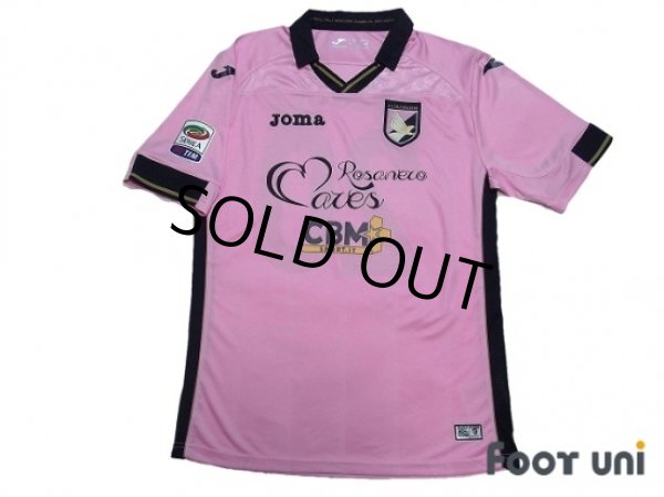 Photo1: Palermo 2014-2015 Home Shirt #20 Vazquez Serie A Tim Patch/Badge w/tags (1)