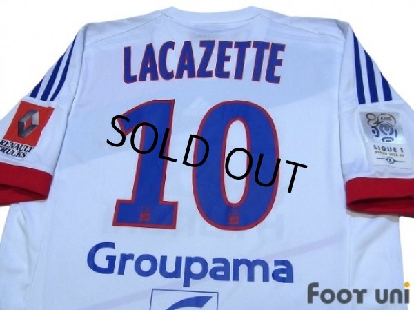 Photo4: Olympique Lyonnais 2012-2013 Home Shirt #10 Lacazette w/tags (4)