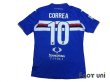 Photo2: Sampdoria 2015-2016 Home Shirt #10 Joaquin Correa Serie A Tim Patch/Badge w/tags (2)