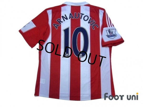 Photo2: Stoke City 2013-2014 Home Shirt #10 Arnautovic BARCLAYS PREMIER LEAGUE Patch/Badge (2)