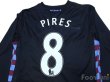Photo4: Aston Villa 2010-2011 Away Authentic Long Sleeve Shirt #8 Pires w/tags (4)