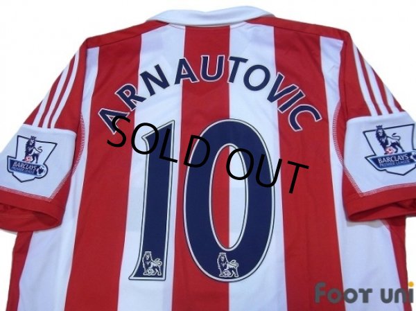 Photo4: Stoke City 2013-2014 Home Shirt #10 Arnautovic BARCLAYS PREMIER LEAGUE Patch/Badge (4)
