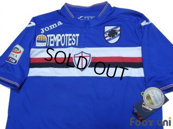 Photo3: Sampdoria 2015-2016 Home Shirt #10 Joaquin Correa Serie A Tim Patch/Badge w/tags (3)