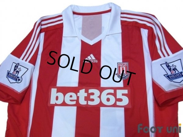 Photo3: Stoke City 2013-2014 Home Shirt #10 Arnautovic BARCLAYS PREMIER LEAGUE Patch/Badge (3)
