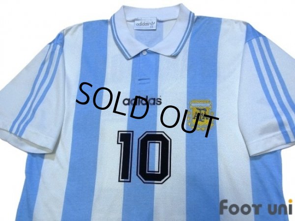 Photo3: Argentina 1994 Home Shirt #10 Maradona (3)
