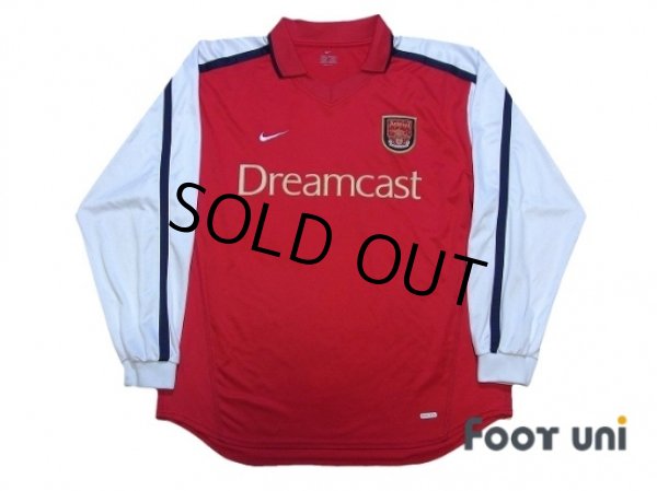 Photo1: Arsenal 2000-2002 Home Long Sleeve Shirt (1)