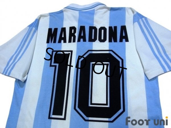 Photo4: Argentina 1994 Home Shirt #10 Maradona (4)