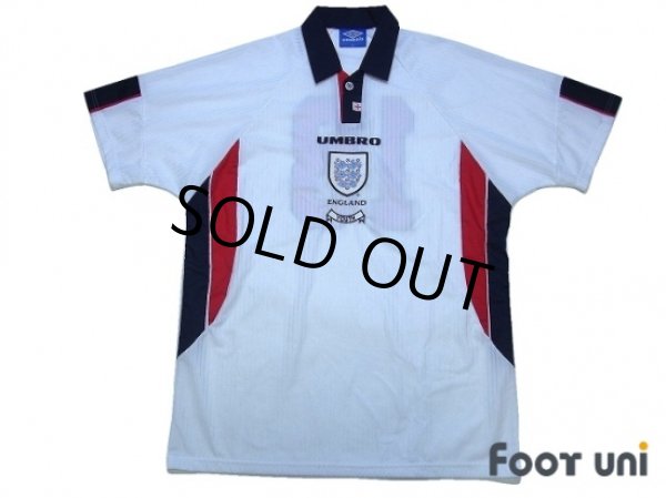 Photo1: England 1998 Home Player Shirt #18 (1)