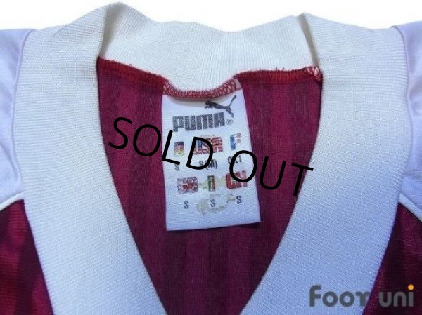 Photo4: FC Metz 1991-1992 Home Long Sleeve Shirt (4)