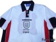 Photo3: England 1998 Home Player Shirt #18 (3)