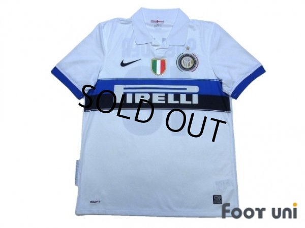 Photo1: Inter Milan 2009-2010 Away Shirt #10 Sneijder Scudetto Patch/Badge (1)