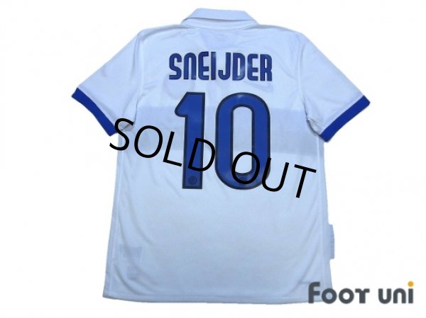 Photo2: Inter Milan 2009-2010 Away Shirt #10 Sneijder Scudetto Patch/Badge (2)