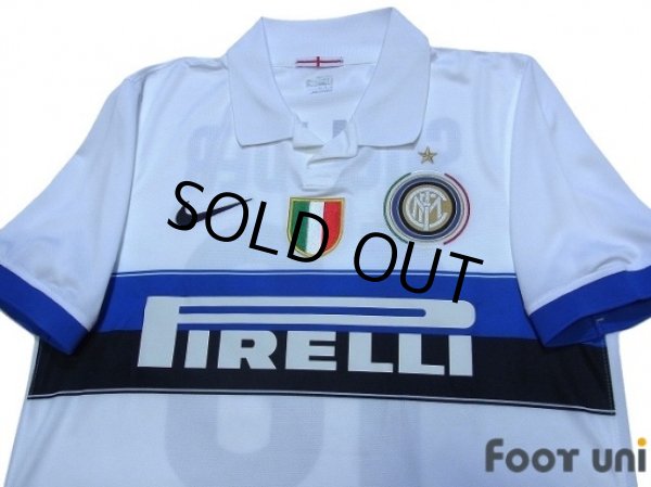 Photo3: Inter Milan 2009-2010 Away Shirt #10 Sneijder Scudetto Patch/Badge (3)